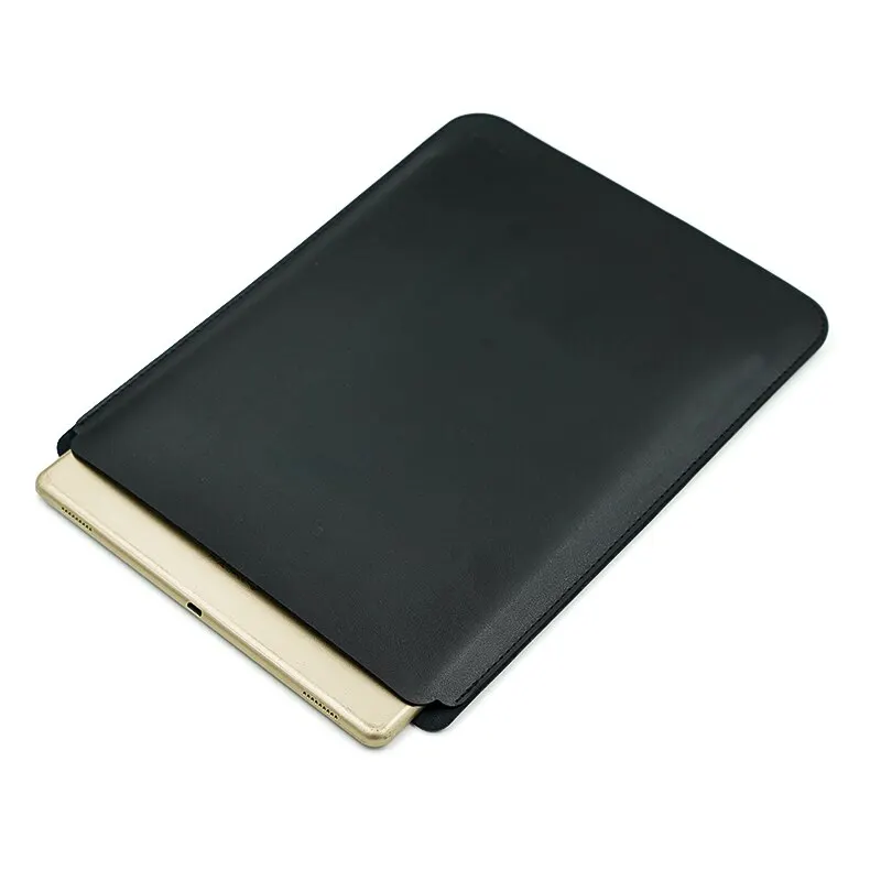 Easy Vertical Style 15.6 Inch Laptop Sleeve Case for MacBook Pro 15.4 16 Inch PU Leather Carry Sleeve For MateBook X360 15.6