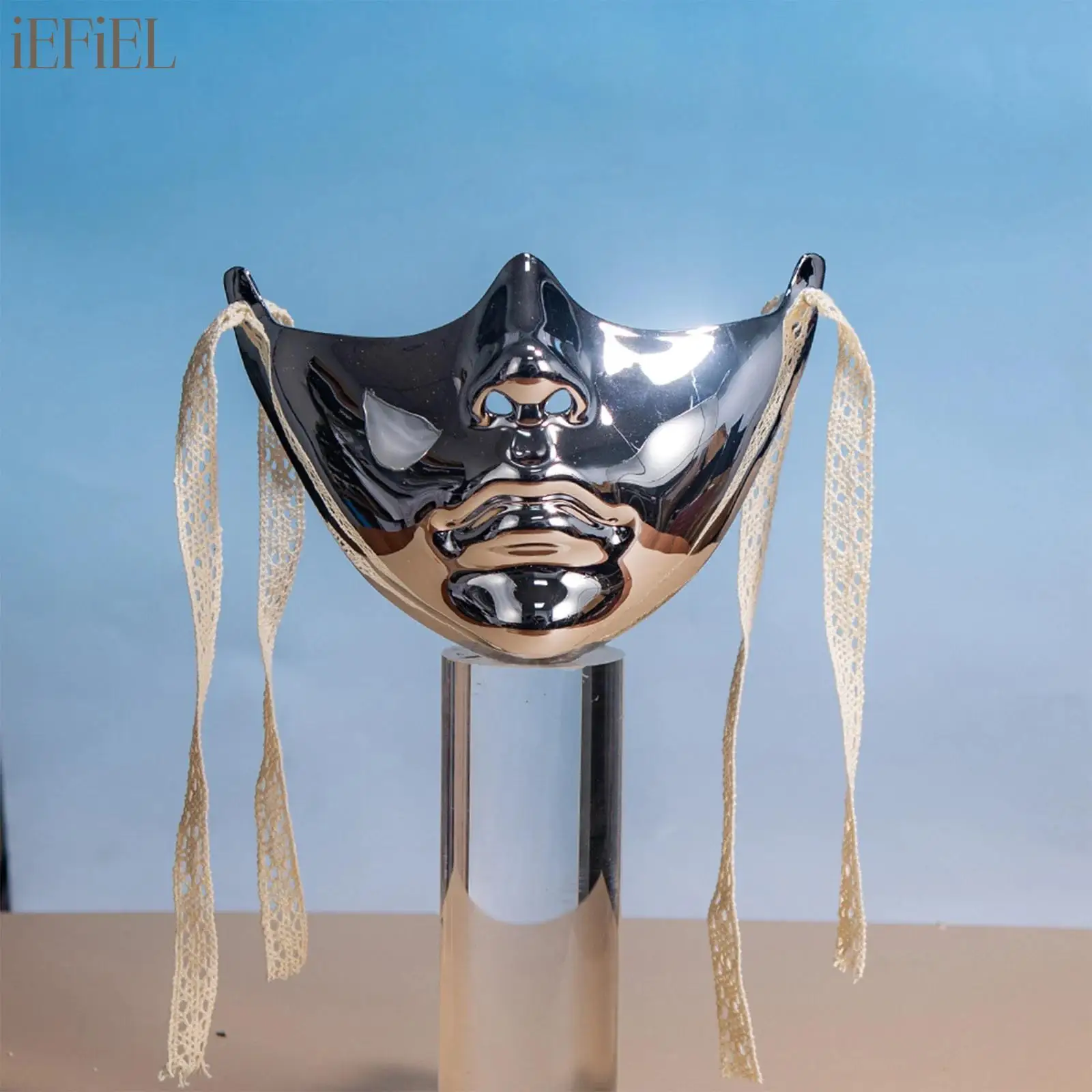 

Fashion Retro Plastic Half Face Mask Steampunk Phantom Mask for Women Men Halloween Cosplay Masquerade Eyemask Party Decorations