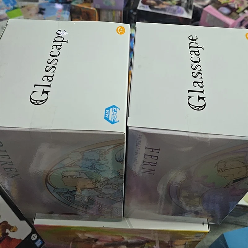 In Stock BANPRESTO Frieren: Beyond Journey's End Glasscape Frieren Fern 15CM PVC Anime Action Figures Model Collection Toy