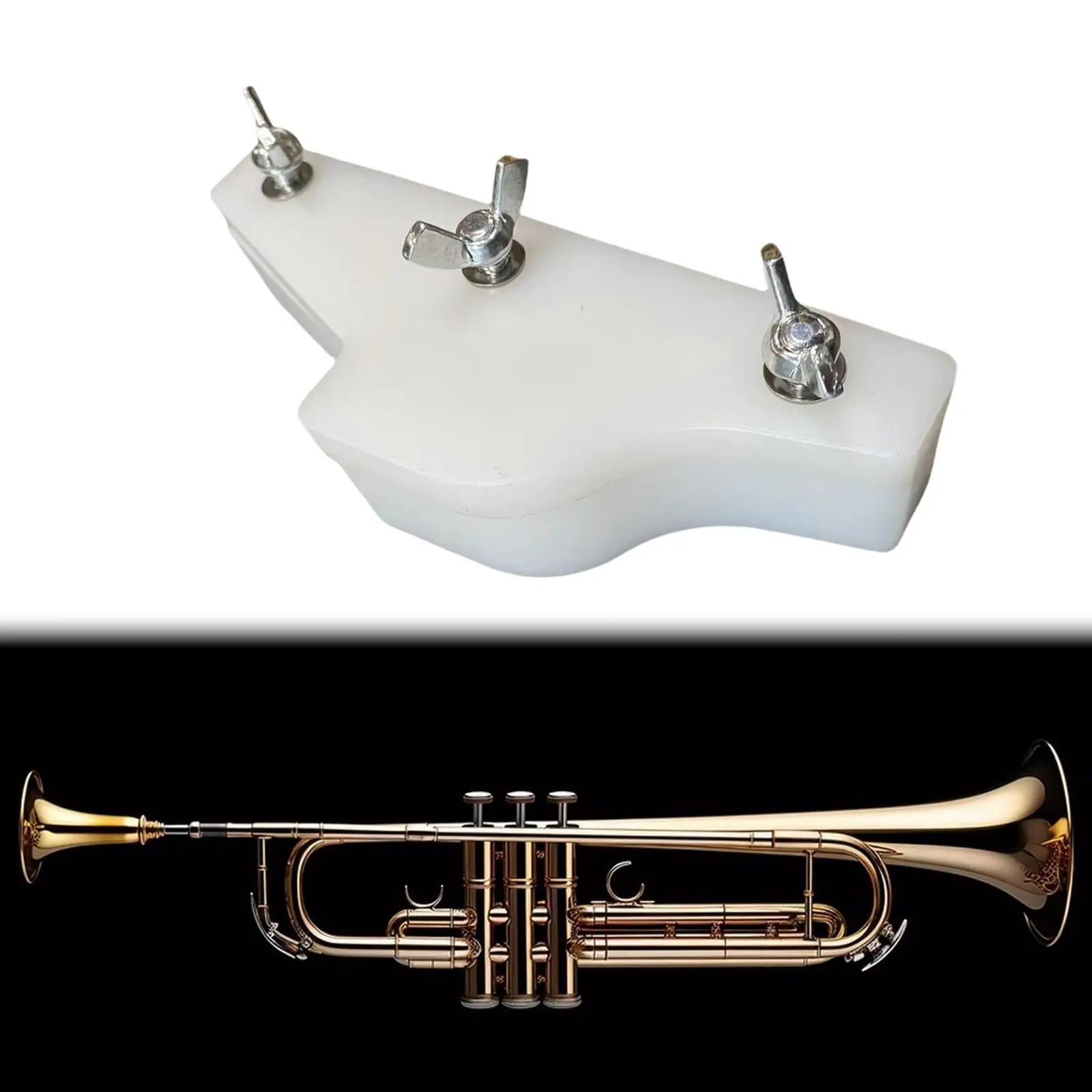 

Trumpet Repair Tool Tuning Tube Sanding Support Frame Tool for Sax Trombone