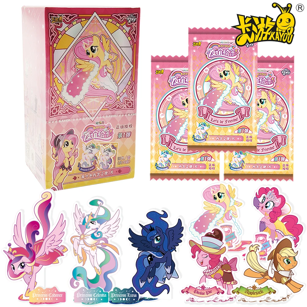 

New KAYOU Genuine My Little Pony Child's Favorite Fantasy Animation Cute Princess Cadance Cartoon Acrylic Stand Model Ornaments