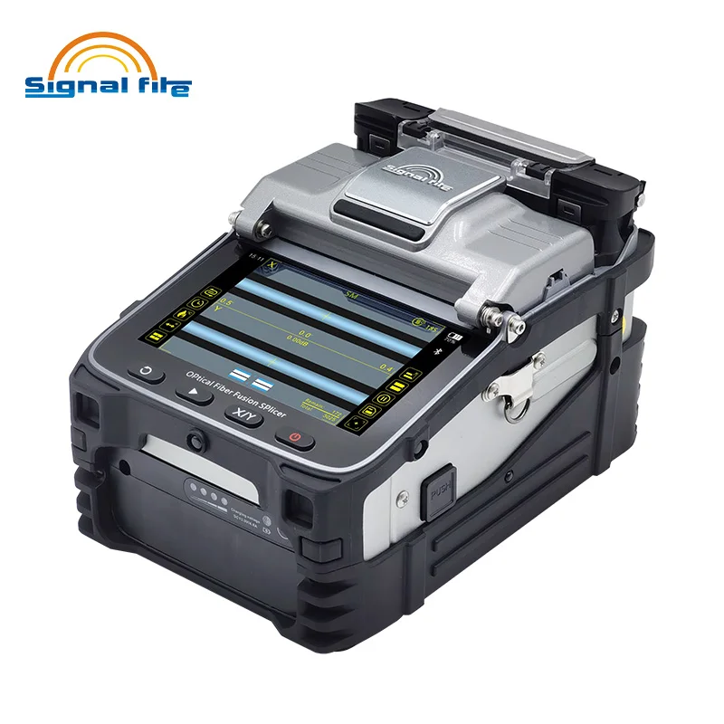 Fiber Optic Splicing Machine Optical Fiber Fusion Splicer Signal Fire SM&MM Multi-Language, Original, AI-7C AI-6C SM, MM