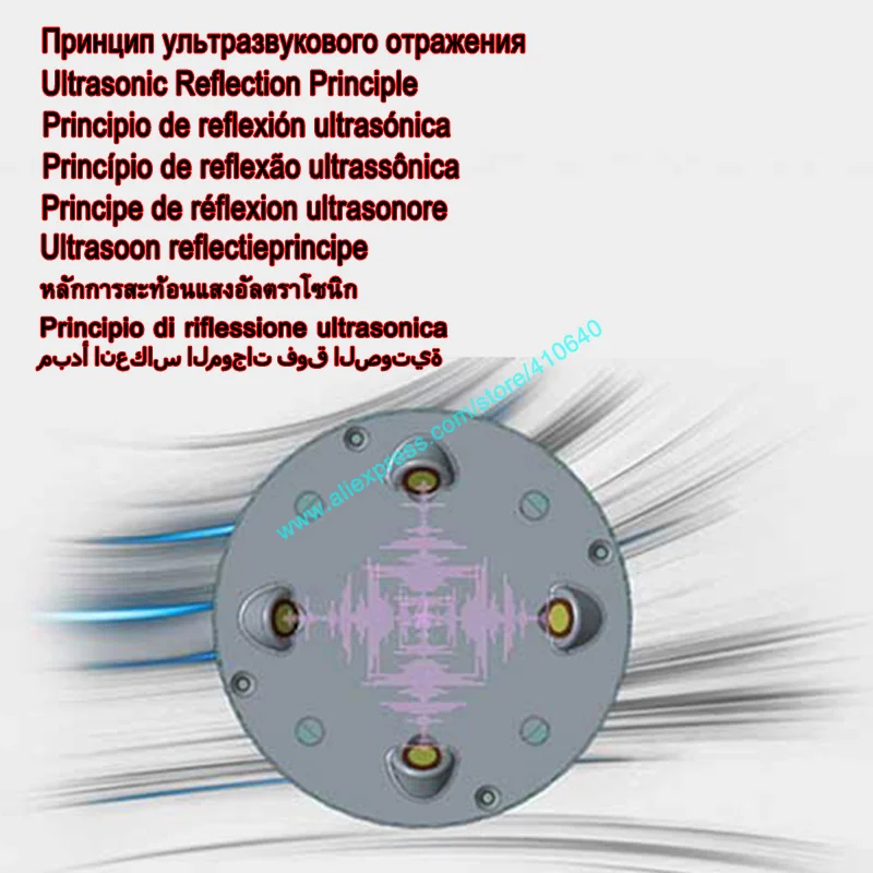 Новый ультразвуковой датчик скорости ветра, небольшая Погодная станция, опционально для температуры и влажности