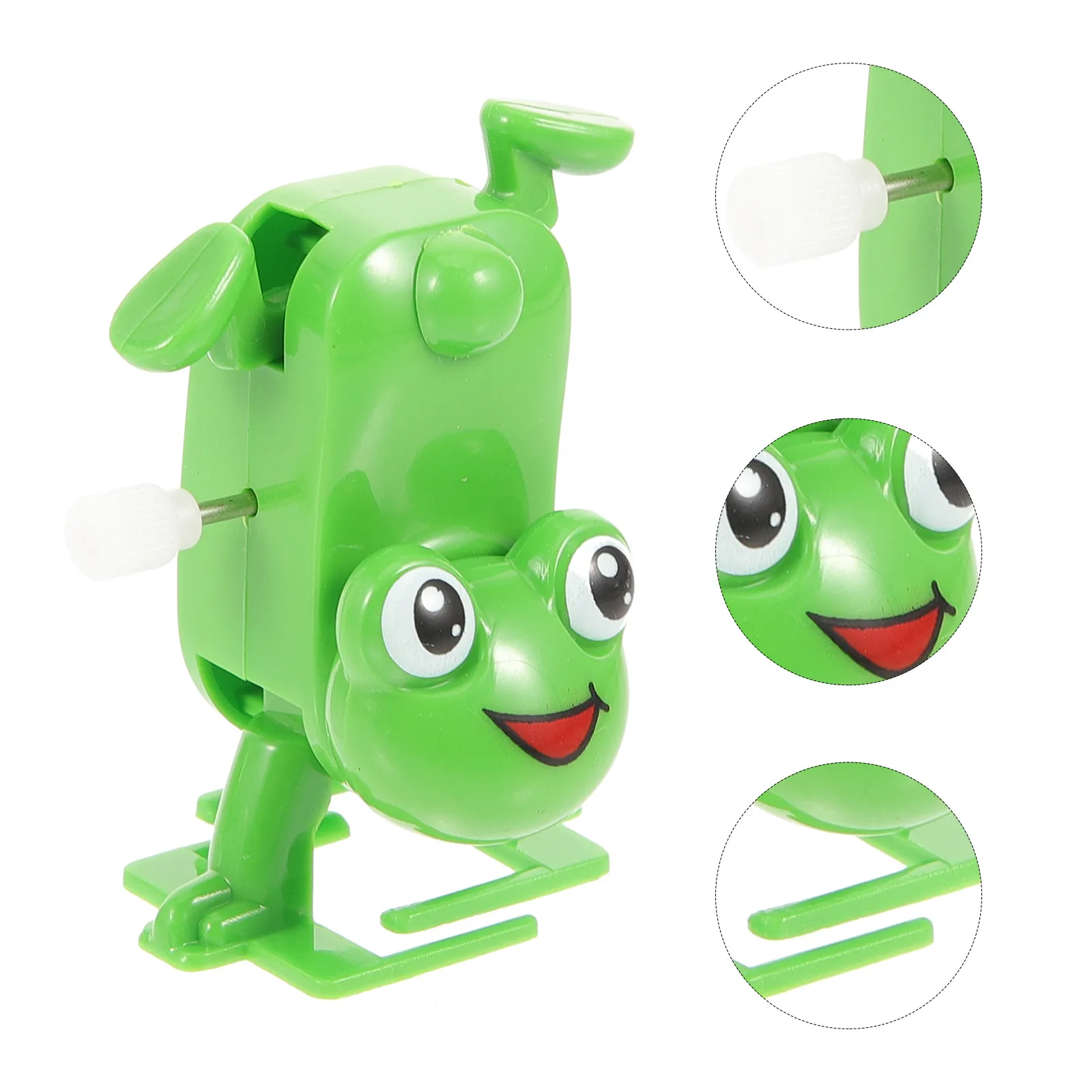 

4Pcs Small Wind Up Frog Clockwork Plastic Children Plaything Fun Gift Decoration Wind Up Toys Children Toy Plastic Toys