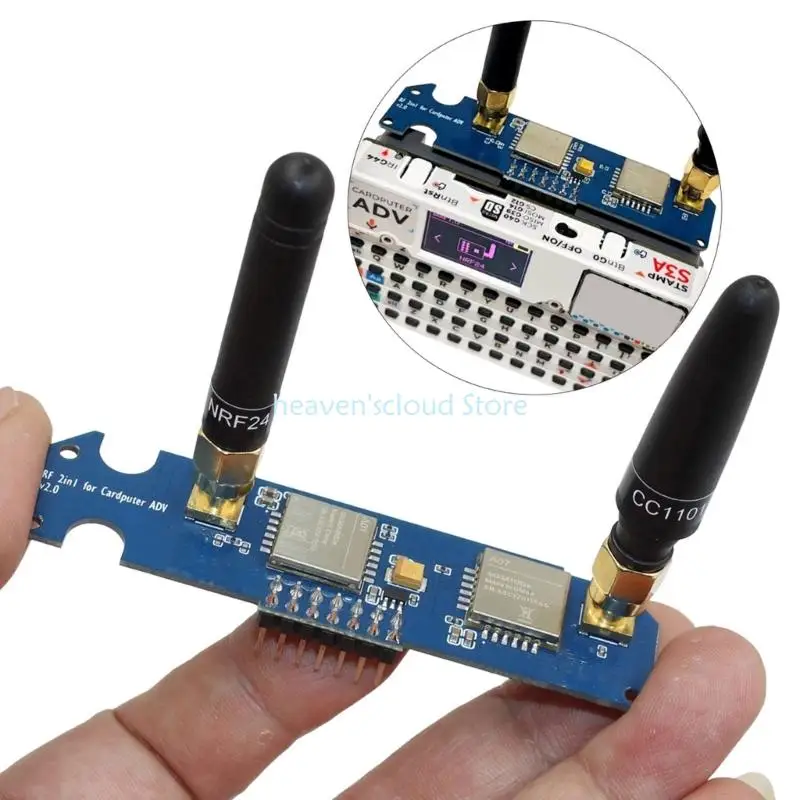 

Y88B CC1101 и NRF24 Радиочастотный модуль 2 в 1 с автоматическим обновлением версии повышает стабильность сигнала Обновленная