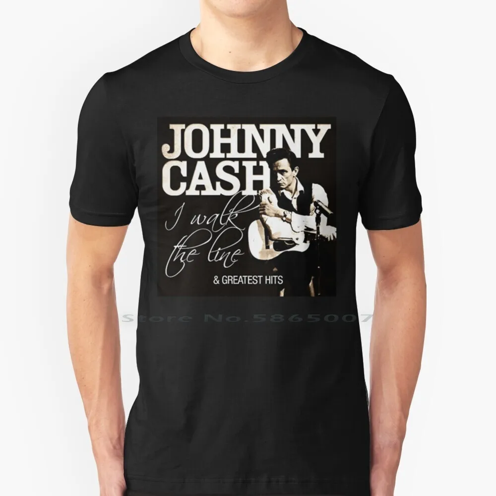 I Walk The Line & Greatest Hits T Shirt 100% Cotton Best Selling By Johnny Cash Best Selling Deftones Kayaraya Deftones Art