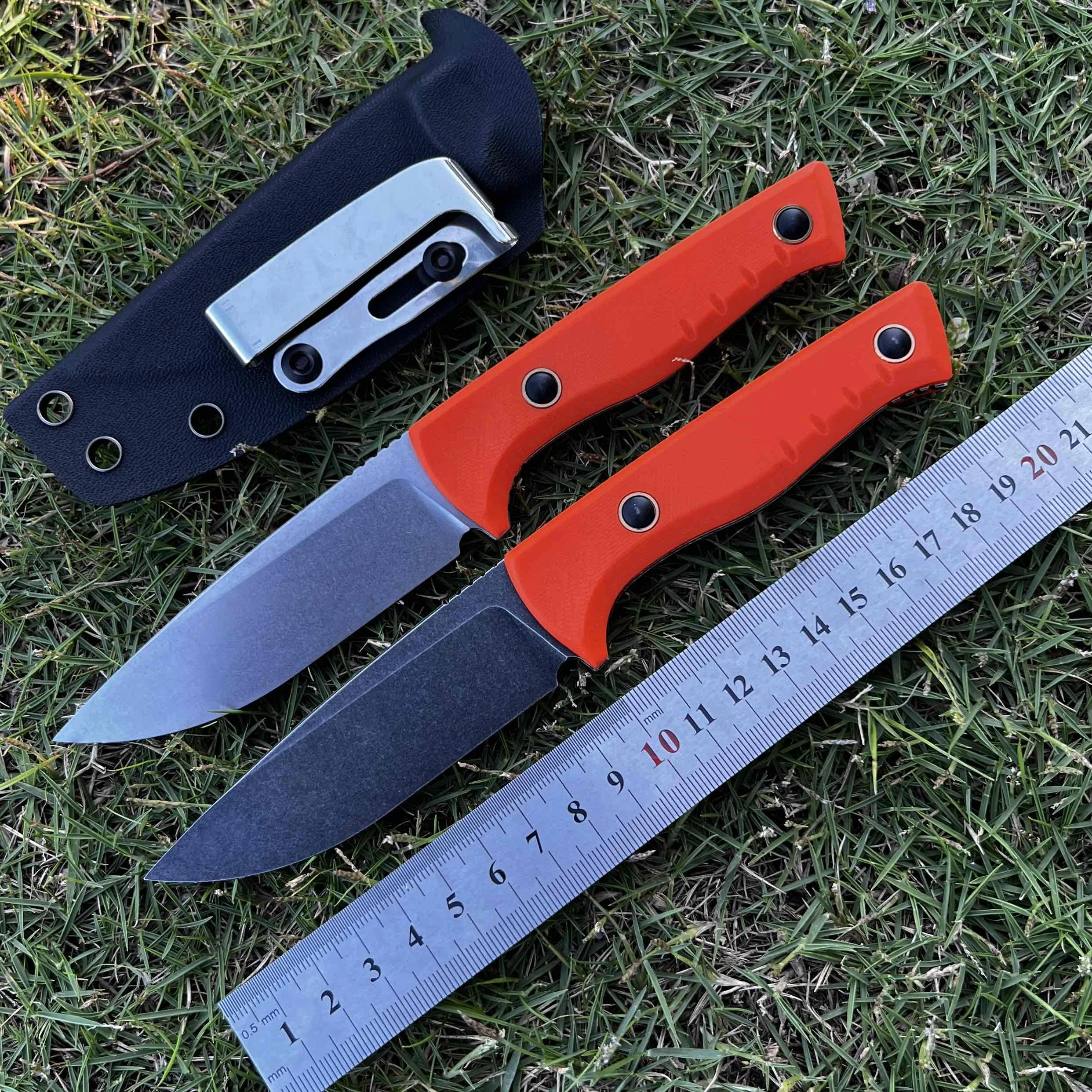 

New DC53 Steel G10 Handle Fixed Knife Outdoor Camping Hiking Fishing Outdoor Mountaineering Portable Tool Fruit Knife