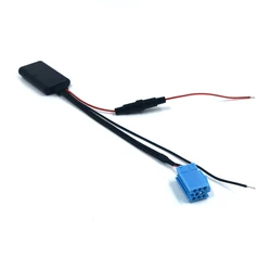 Biurlink Fuse Protection Car Radio Aux-In Bluetooth AUX Adapter Cable Line MINI ISO 8Pin for VW Passat