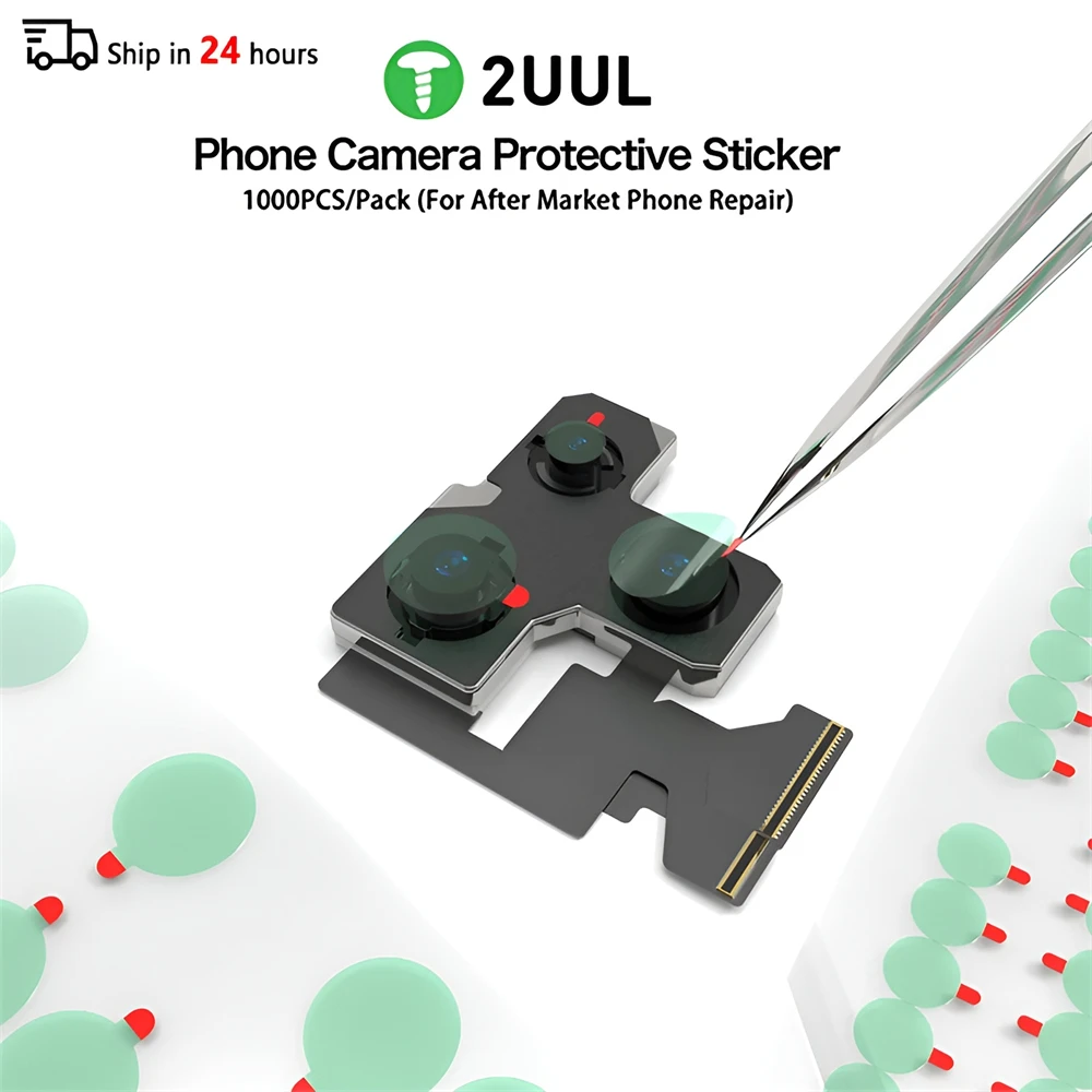 

2UUL DA30 7 мм 12 мм ремонт телефона защитные наклейки для камеры для iPhone Android задняя/передняя камера ремонт защита от царапин пыленепроницаемый