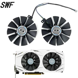 Nouveau ventilateur de refroidissement de FDC10U12S9-C de 87MM PLD09210S12HH GTX1060 GTX1070 pour ASUS GTX 1060 1070 RX 480 foulant la carte T129215SU ventilateur de refroidisseur