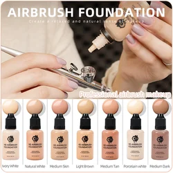 OPHIR Professional Airbrush Foundation 30ml/Bottle 7 Colors for Choose Spray Air Makeup Foundation for Airbrush Kit TA007