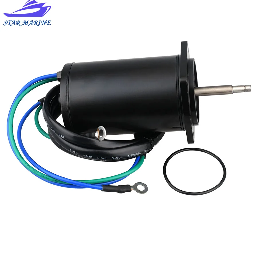 6H5-43880 Tilt Trim Motor For Yamaha Outboard Motor 2 Stroke 40HP 50HP 12V 2 Wire 4 Bolt Mount Lester 10836 6H5-43880-02