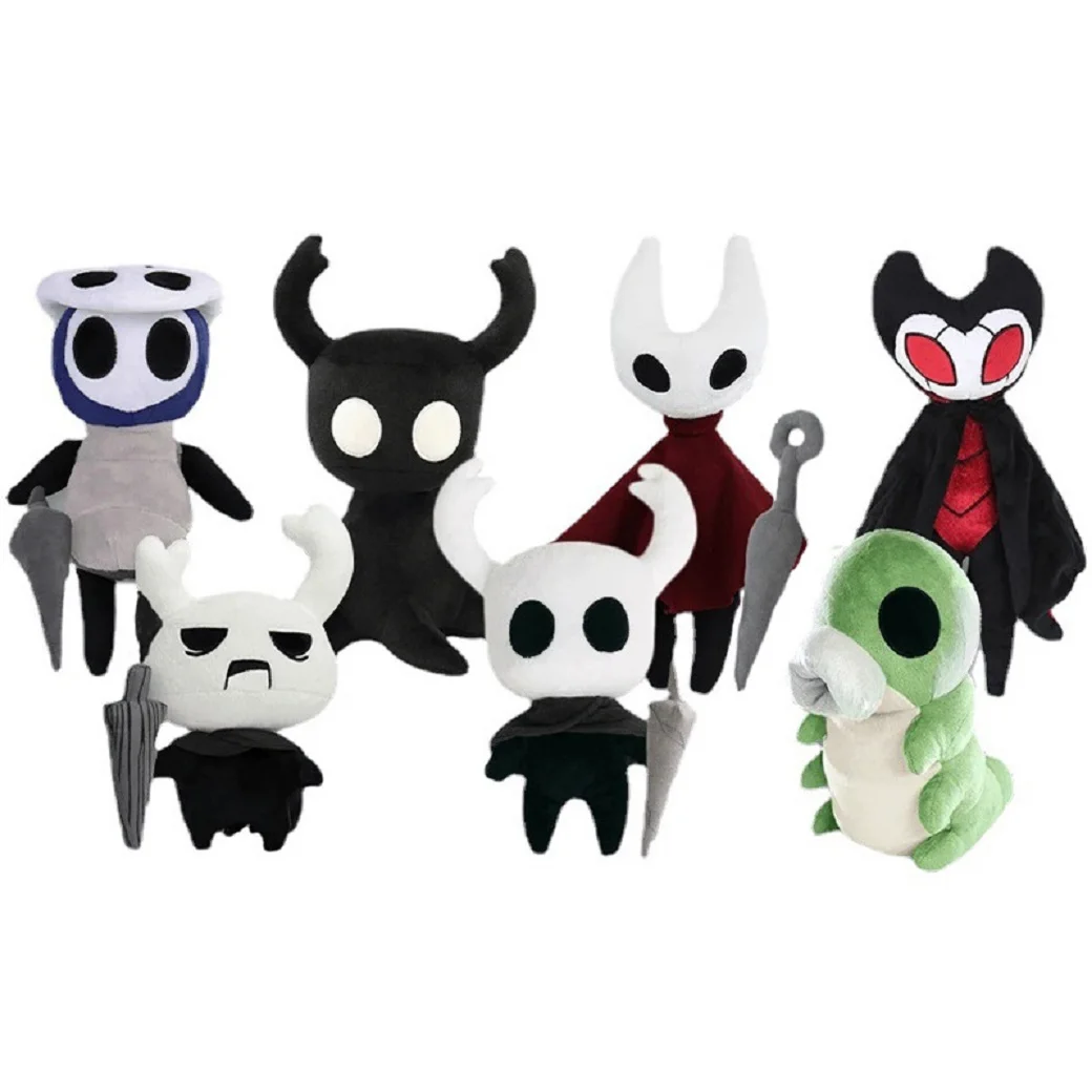 30cm Hollow Knight Plush Toys Game Figures Ghost Stuffed Dolls Kids Friends Chritmas Birthday Cosplay Gift