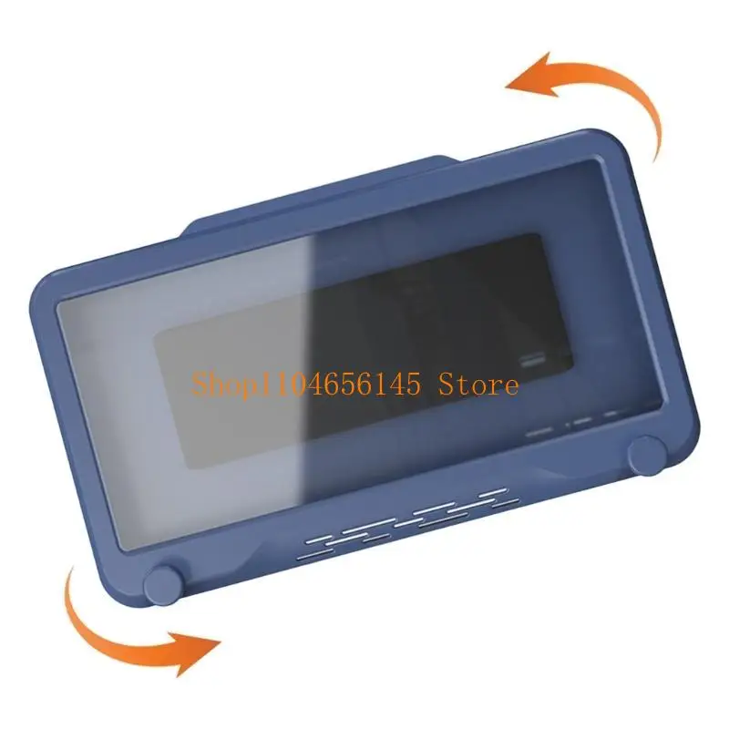 Hộp đựng điện thoại gắn tường chống nước nhạy cảm 5asd Xoay 4180 °, có thể điều chỉnh góc, Giá đỡ điện thoại tường