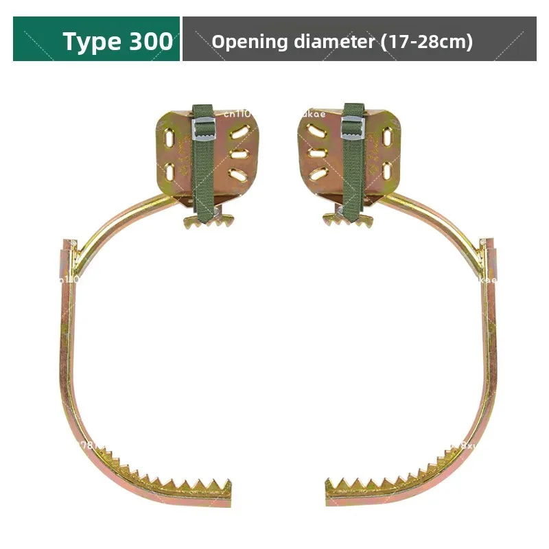 Tree Climbing Foot Buckle with Teeth Non-slip Tree Climbing Tool Electrician Wooden Pole Special Foot Buckle Thickened Iron