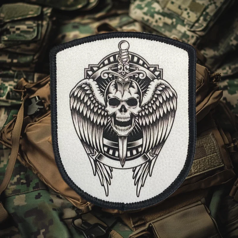 

Call of Duty Tactical Patch Skull Morale Badge Print Hook and Loop Military Backpack Clothing Decorative Sticker Armband