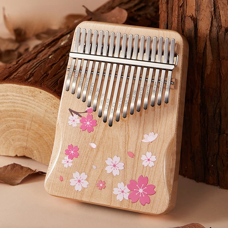 Kalimba 21 Keys Professional Instruments Wood 17 Keys Kalimbas Children Beginner Small Musical Keyboard Thumbs Piano Device