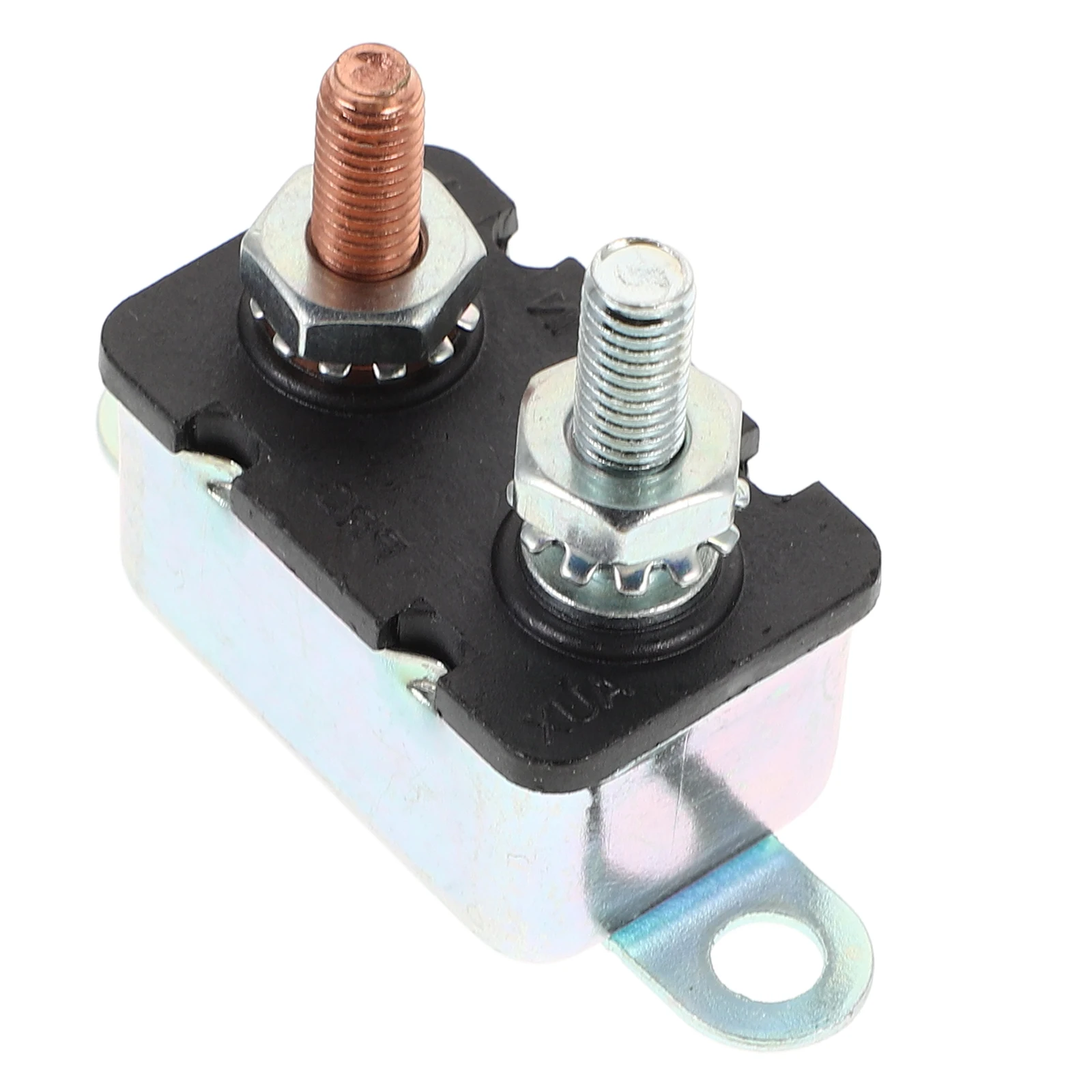 

Heavy Duty Car Circuit Breaker Automatic Reset Current Protector Durable Iron Shell Mounting Hole Versatile Application For
