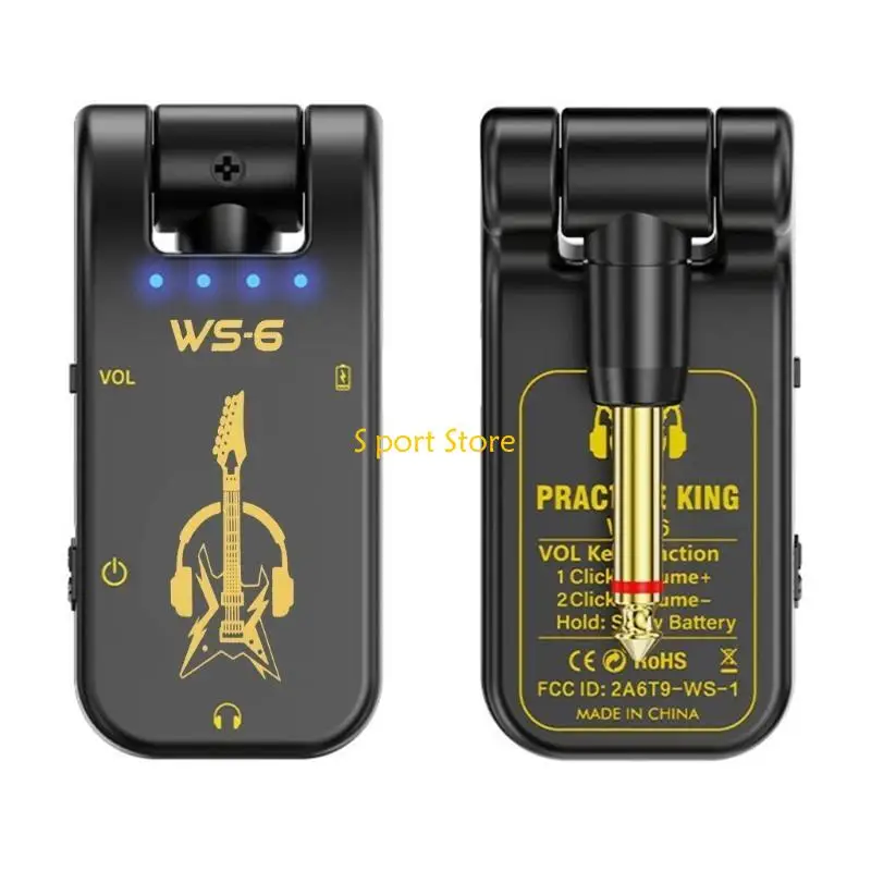 U2JB Effects Processor for Electric Guitars Clear Distortion Modes Ergonomic Controls