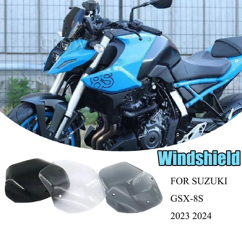 

Accessories Motorcycle WindScreen Windshield Visor Deflector NEW Three Colors For Suzuki GSX-8S GSX 800S gsx s8s GSX8S 2023 2024
