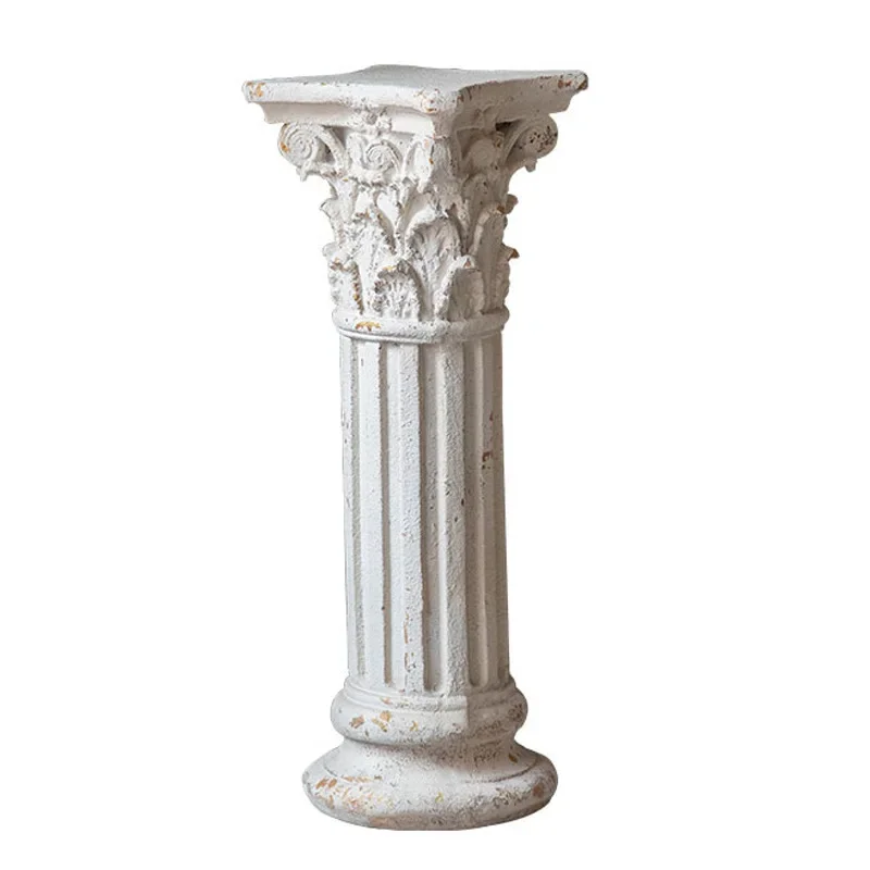 

American retro old wedding props, Roman column homestay living room garden balcony ornament