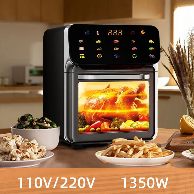 9L Air Fryer,1350W Air Electric Oven,Multi-Function Home Kitchen Oil-Free Low Fat Electric Fryers,Deep Fryer 110V 220V 에어프라이기