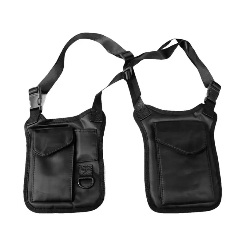 Shoulder Bag Anti-Theft Underarm Bag Leisure Nylon Safety Armpit Bag Shoulder Multipurpose 5 Pockets Bag For Men Women Workout