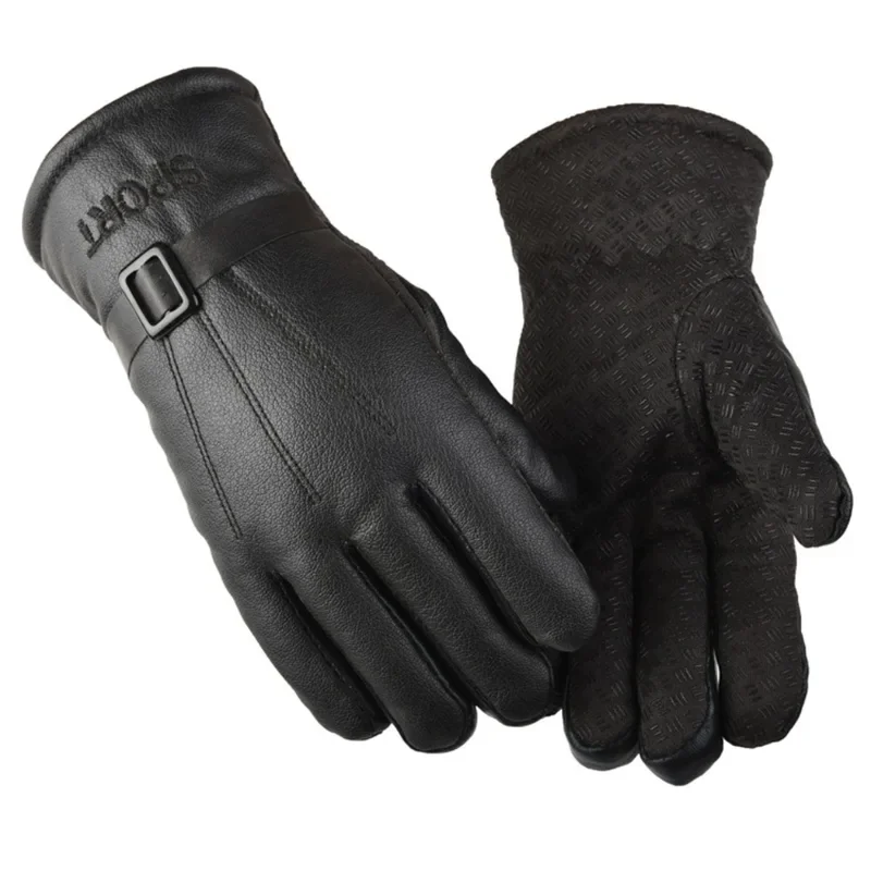 Hete Verkoop Kunstleer Winter Motorhandschoenen Touchable Scherm Warm Touchscreen Luvas Skiën Fietsen Rijden