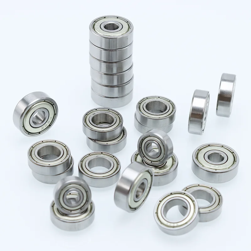 10pcs Miniature Ball Bearing 3x7x3 4x7x2.5 8x12x3.5 8x22x7 for 3D Printer Bracket Scooter Bike RC Car Toy 608zz Small Bearings
