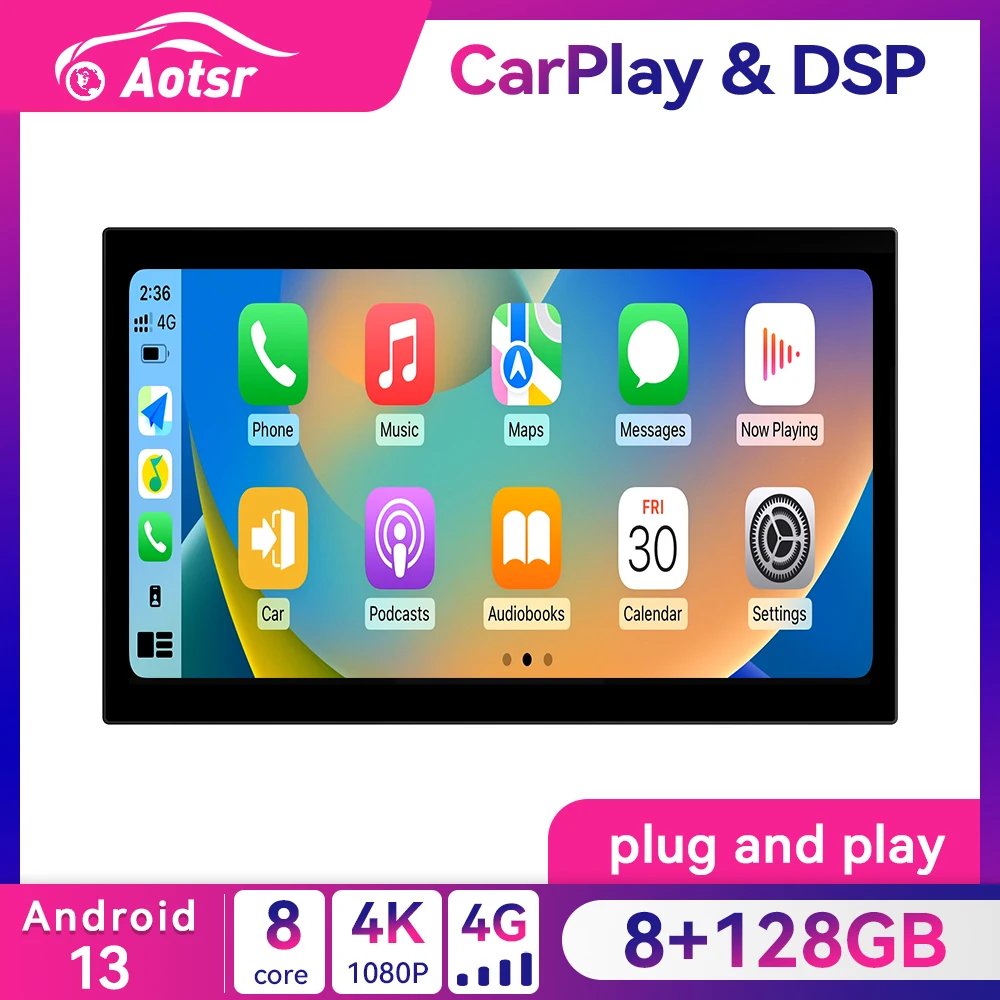 Car Radio for 13.3 inch 2012-2018 Range Rover Evoque Curved Touchscreen Android 13 Wireless Carplay And Auto Multimedia Player