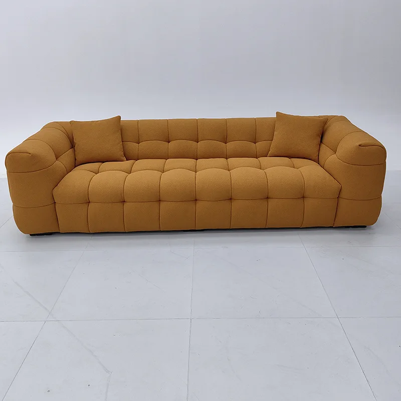 

Search/Designer Marshmallow Sofa Italian Wabi Sansi Wind Cream Wind Sofa Retro Straight