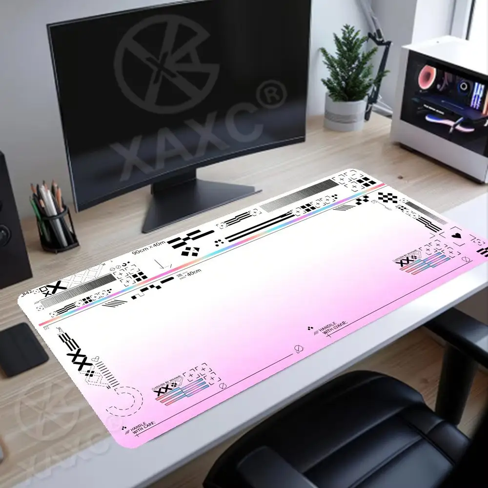Large Mousepad Keyboard Pad CS GO Print Stream Design Counter Strike Gaming Mouse Pad Anime Girl Gamer Kawaii Girl Desk Mat XAXC