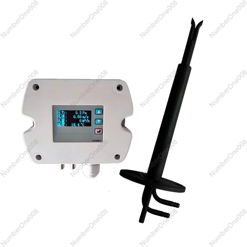 

High-Temp Resistant Pitot Tube Air Flow Sensor for Speed/Volume/Pressure/Temperature, PT100