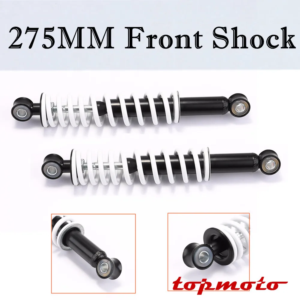 

TDPRO 2PCS 10.8" 275mm 350lbs Front Shock Absorber Shocker Suspension QUAD ATV DUNE BUGGY GO KART not hydraulic