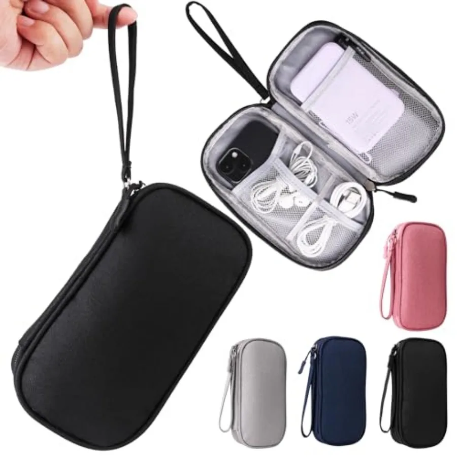 Universal Cable Organizer - Electronics Accessories Bag for Charger, Phone, Memory Cards and Travel Gadgets