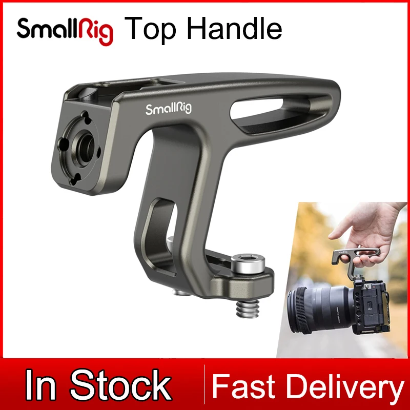 

SmallRig Light-weight Camera Mini Top Handle for Cameras Cage Hand Grip With 1/4”-20 Screws HTS2756