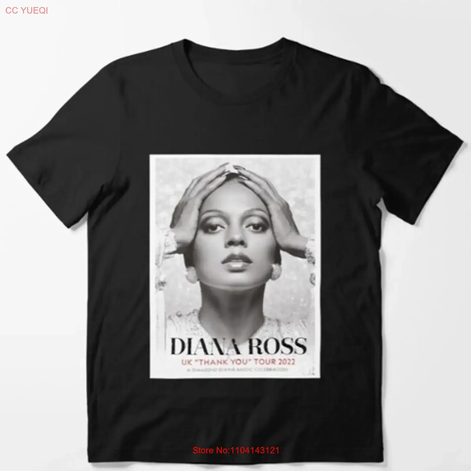 Diana Ross Uk Thank You Tour 2022 Essential T-Shirt, alle Größen, heißer Vintage-Stil, gewaschen, modisch, atmungsaktiv, bequem, weich