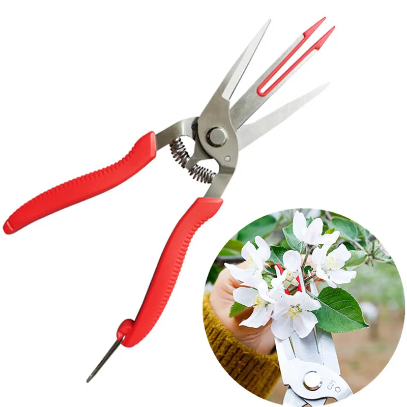 

Double-edged Apple Picking Scissors Kiwi Pear Thinning Scissors Double Mouth Design Thin Fruit Picking Scissors Garden Hand Tool