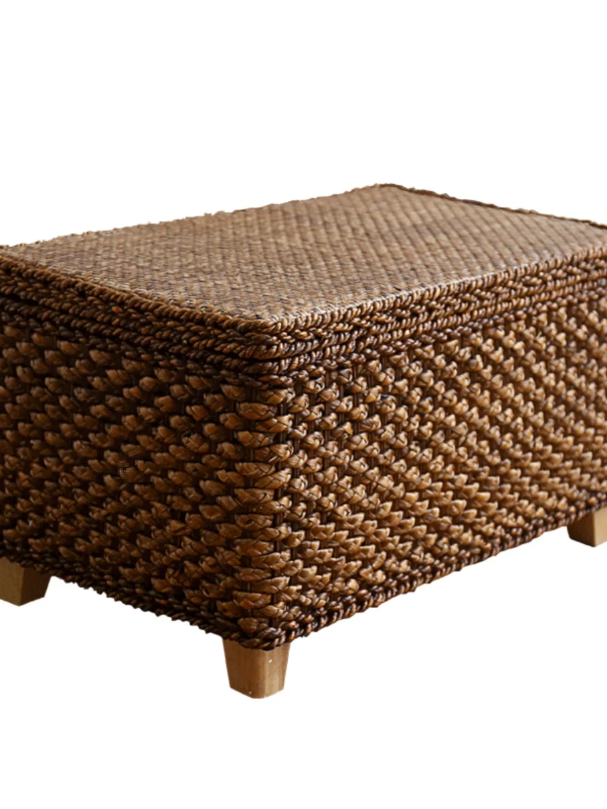 

Pastoral, rattan straw weaving, storage stool, shoe change, foot rest, sofa, finishing