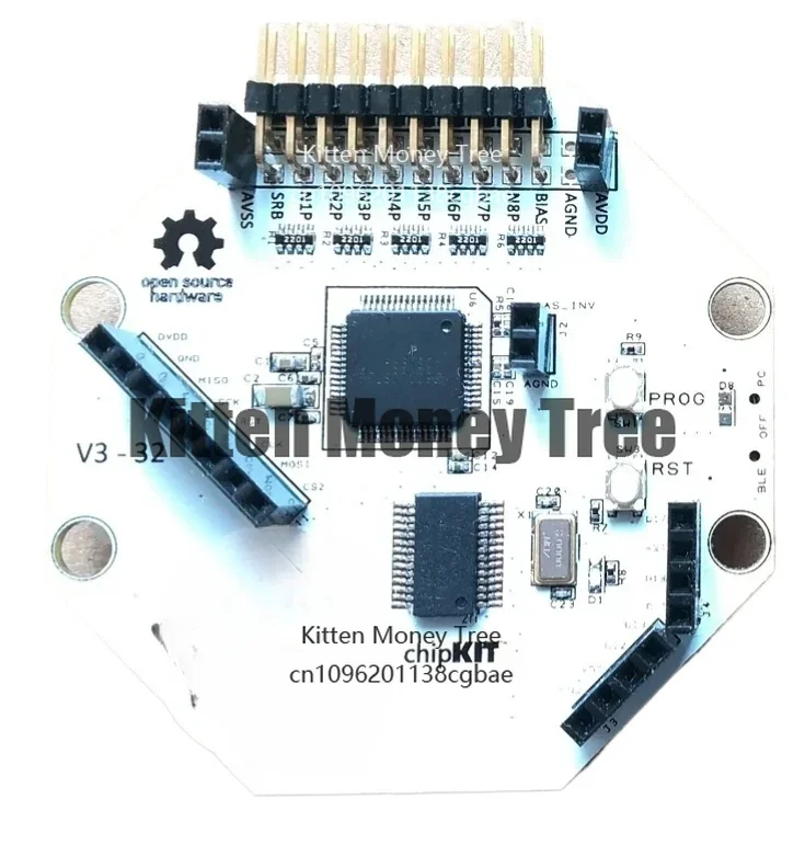 

Электрический модуль мозга Arduino EEG с открытым исходным кодом, совместимый с OpenBCI V3 — 8/16 каналов — версия Wi-Fi / Bluetoth