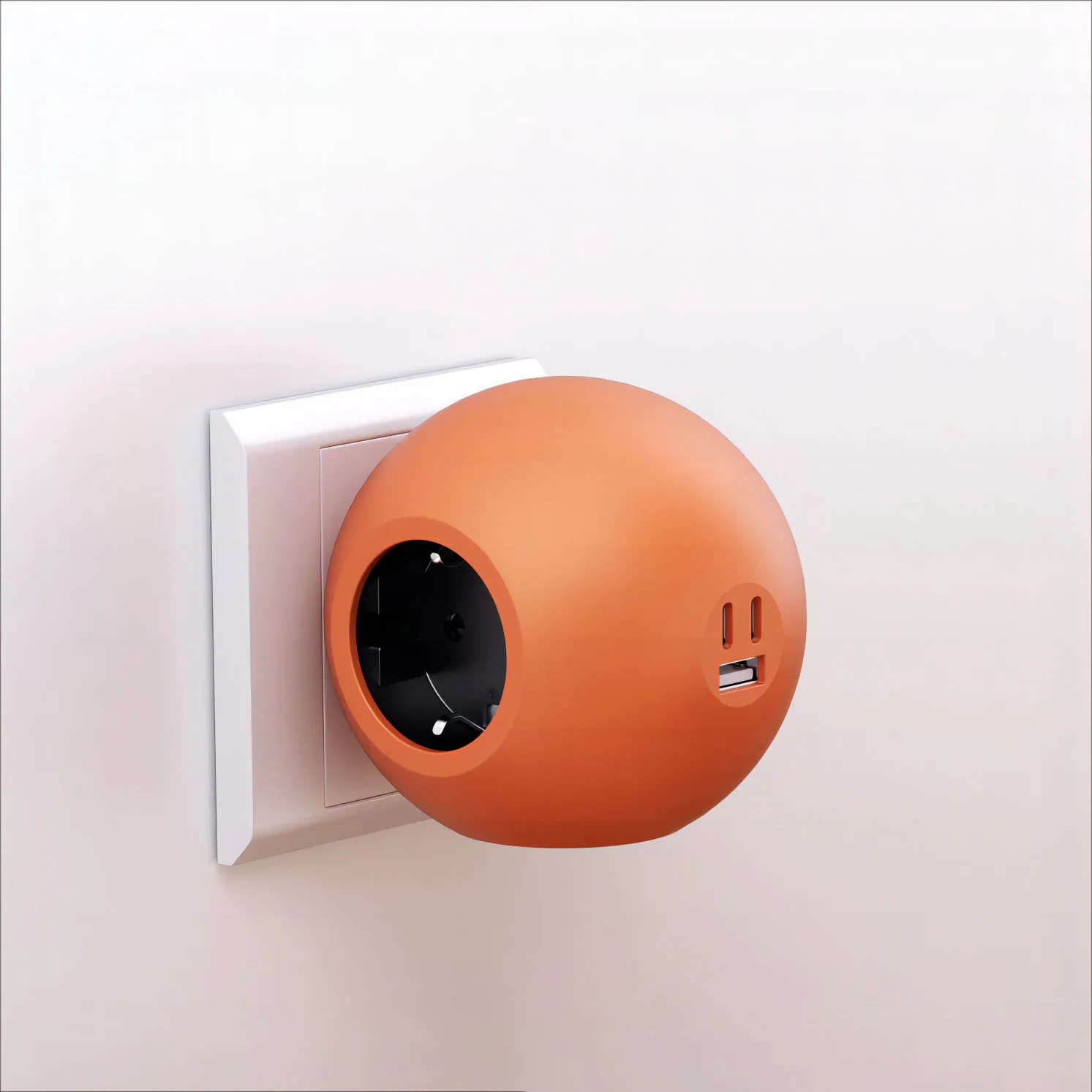 

Pd25w European Standard Spherical Plug Converter Ball Socket, Fast Charging And Discharging Plug, Multifunctional