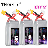 1/2/3PCS TERANTY 3S 11.4V Lipo Battery 850mAh 100C HV With XT30 T XT60 Plug For RC FPV Drone Quadcopter Helicopter Airplane