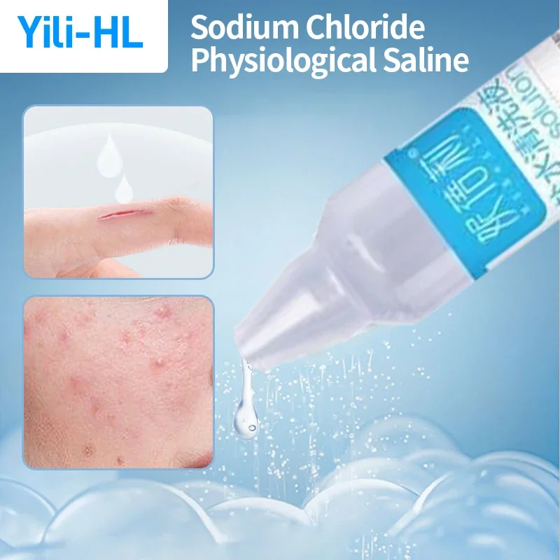 

Sodium Chloride Saline Skin Wound Clean Care Salt Water Cleaning Physiological Solution For Tattoo 0.9 Topical Dilute 15Ml