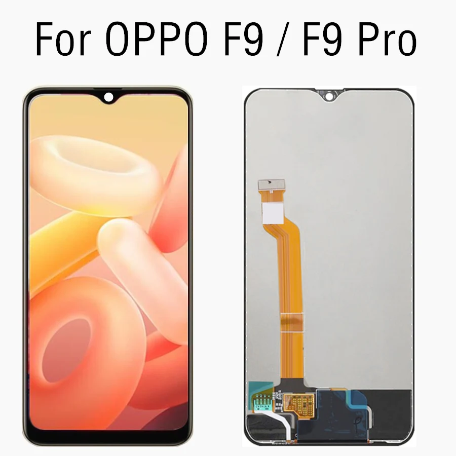 

6.3'' For OPPO F9 LCD Screen Touch Screen Digitizer Assembly For OPPO F9 Pro CPH1823 CPH1881 CPH1825 LCD Screen