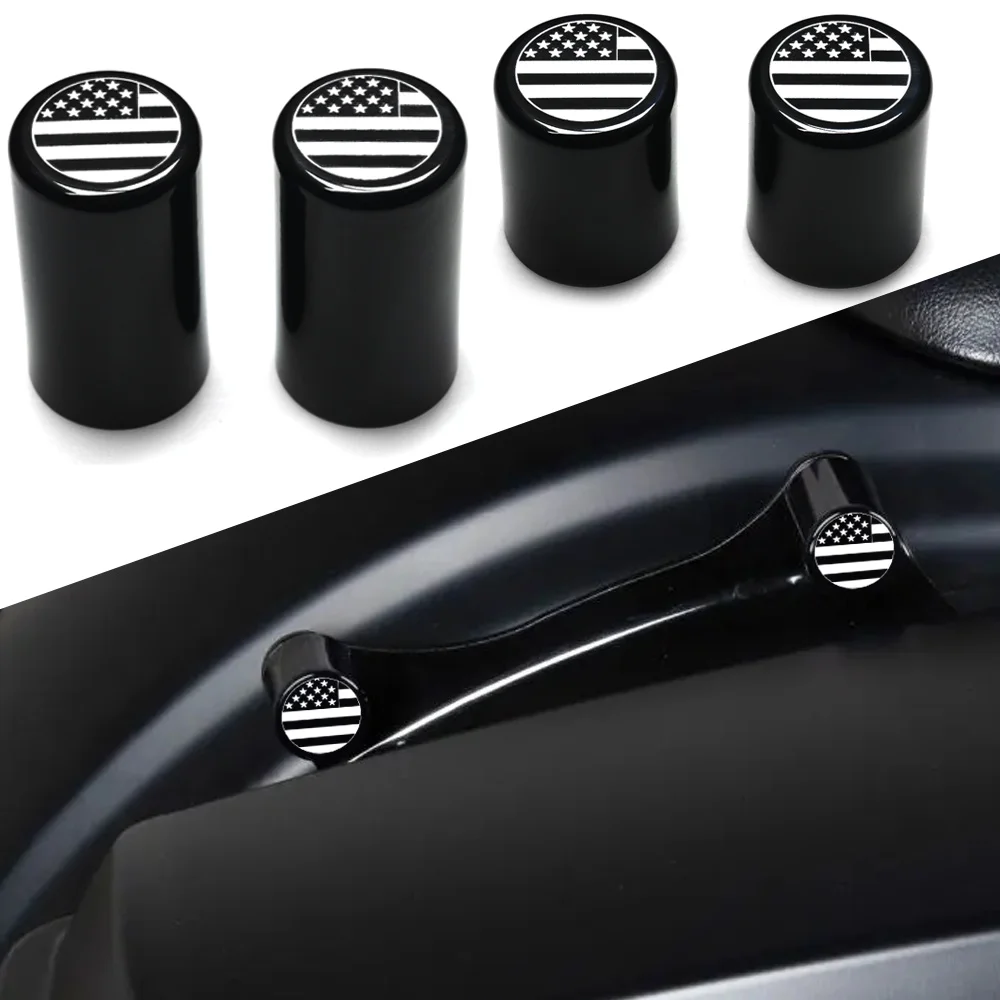 

4 Pcs Motorcycle Accessories Docking Hardware Point Cover Steel Fit For Harley Touring Electra Street Glide Road King Road Glide