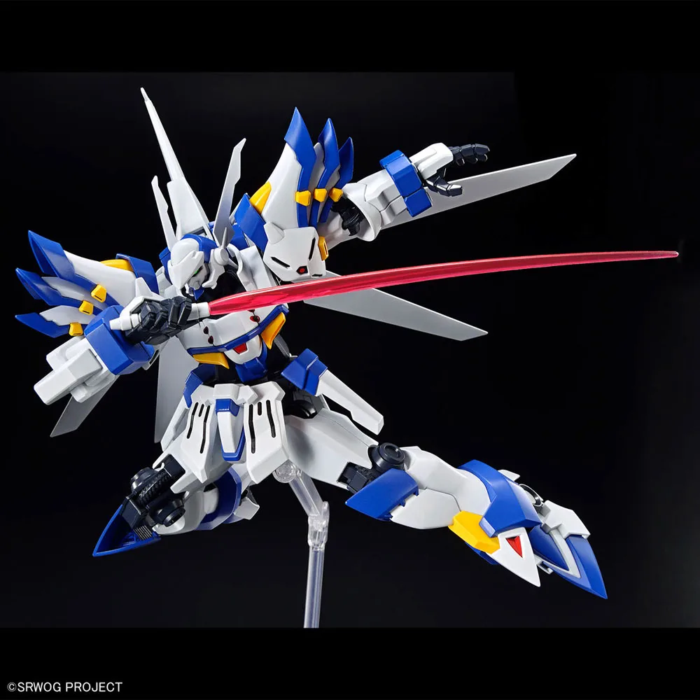 بانداي الأصلي GUNDAM HG سلسلة 1/144 سوبر روبوت الحروب OG الفارس الأبيض التجمع نموذج لعب هدايا للأطفال #3