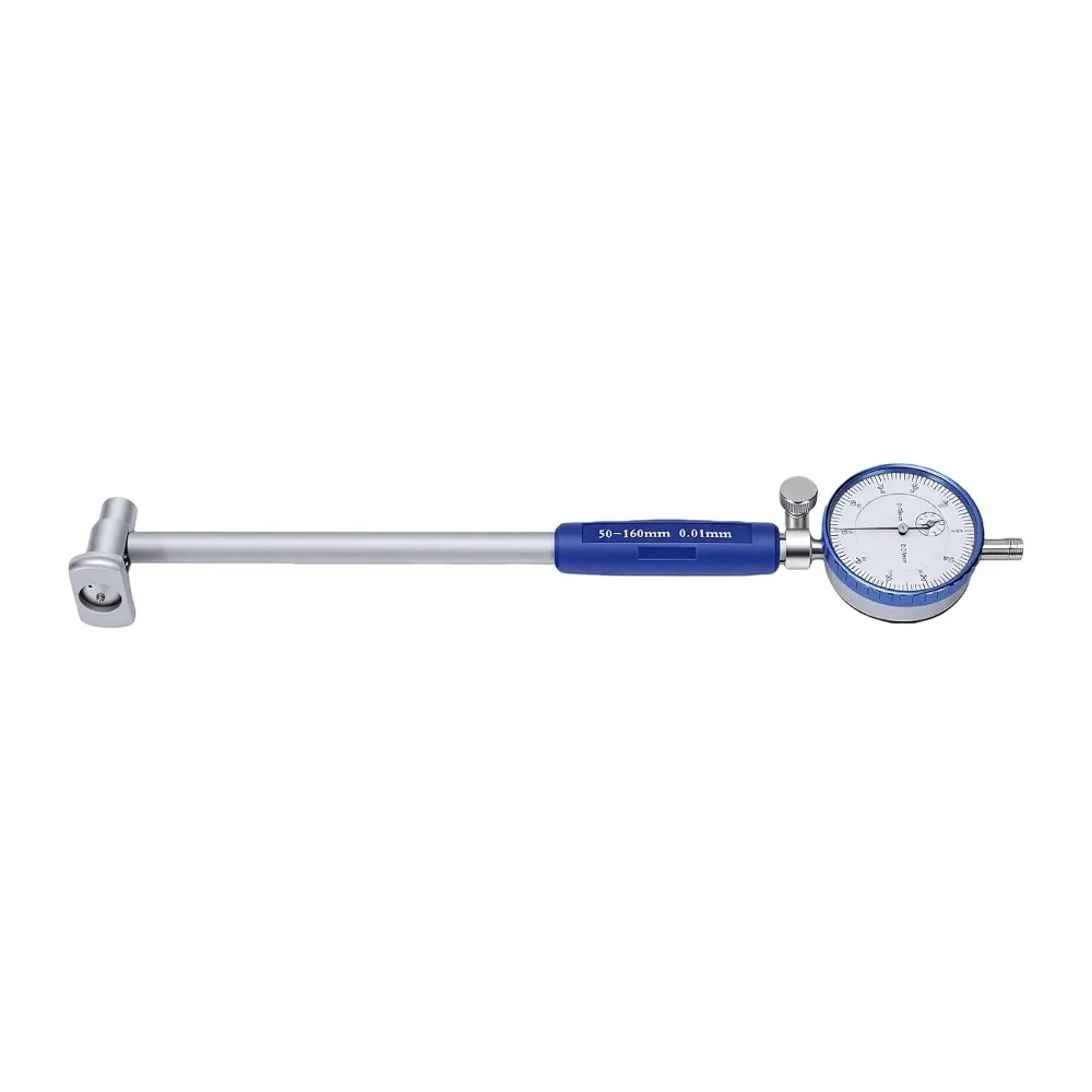 1 set Stainless Steel Dial Bore Gauge Silver 2 Inch to 6 Inch Range Cylinder Bore Gauge 0.001mm Accuracy ±0.015mm Error