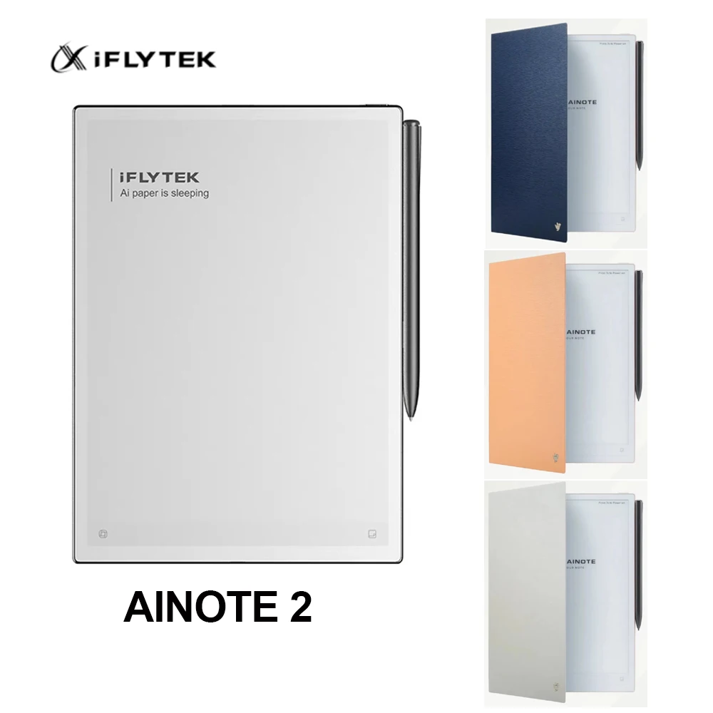 

iFLYTEK AINOTE 2 E Ink Tablet 10.65" Paper-like Screen AI Office Notebook Transcribe Translate GPT-4.0,Slim Lightweight