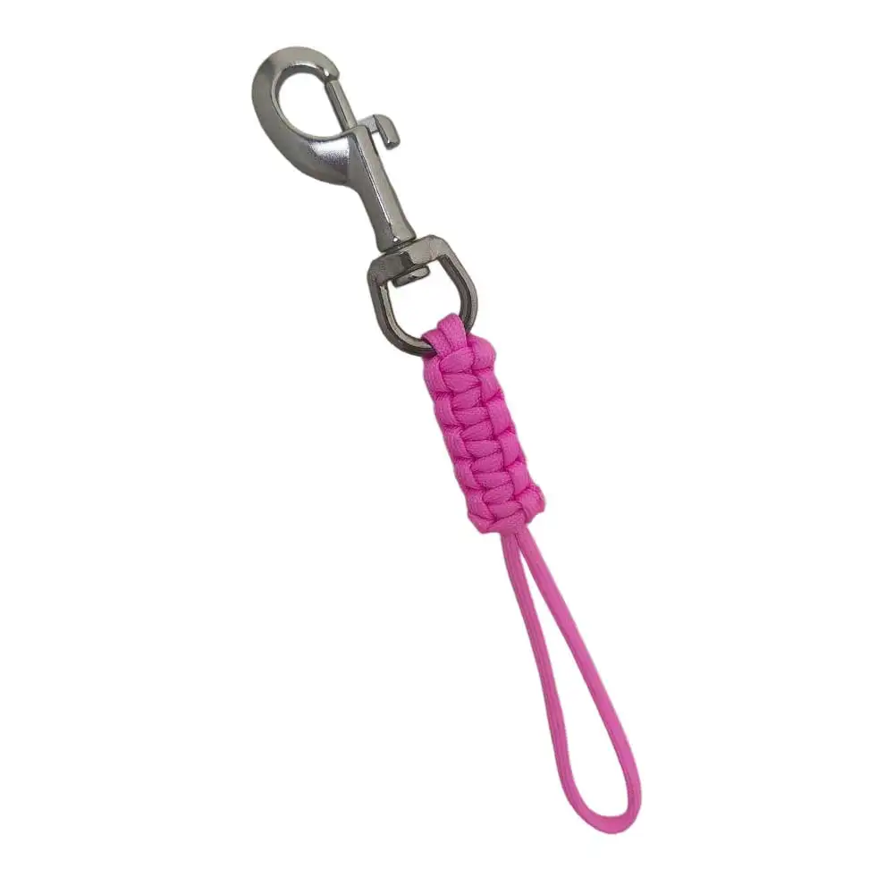 316 Edelstahl Tauch-Schwenkhaken Sicherheitsleine für Tauchgeräte BCD Anti-Verlust-Seil für Taschenlampe Kamera SMB Halterung – Detail 7