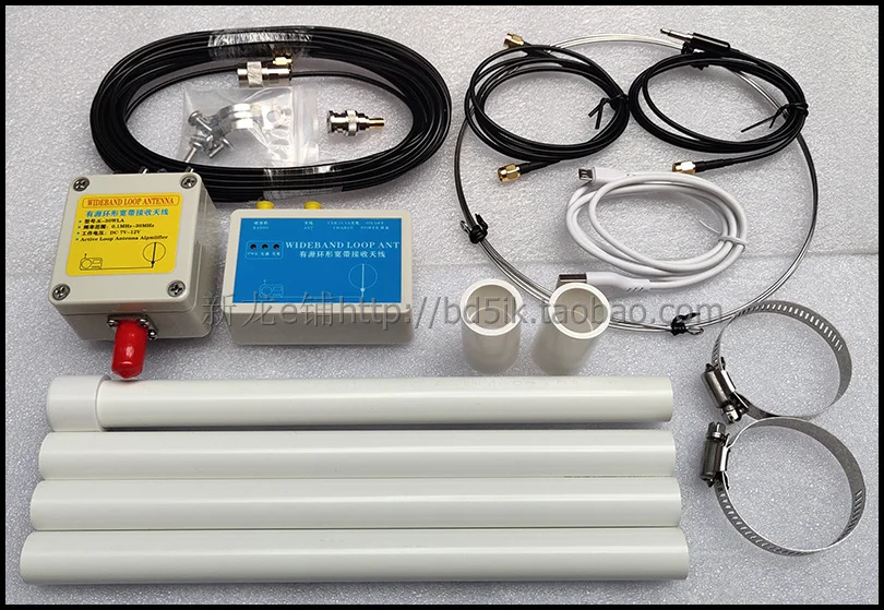 2025 New K-30WLA Active Loop Broadband Receiving Antenna 0.1M-30MHz For SDR Radio